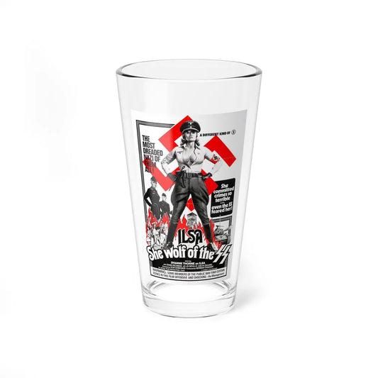 ILSA SHE-WOLF OF THE SS (2) 1975 Movie Poster - Pint Glass 16oz-16oz-Go Mug Yourself