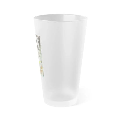 ILSA SHE-WOLF OF THE SS (FOREIGN) 1975 Movie Poster - Frosted Pint Glass 16oz - Go Mug Yourself