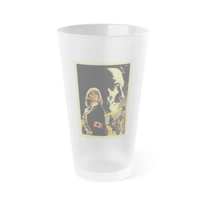 ILSA SHE-WOLF OF THE SS (FOREIGN) 2 1975 Movie Poster - Frosted Pint Glass 16oz 16oz Frosted - Go Mug Yourself