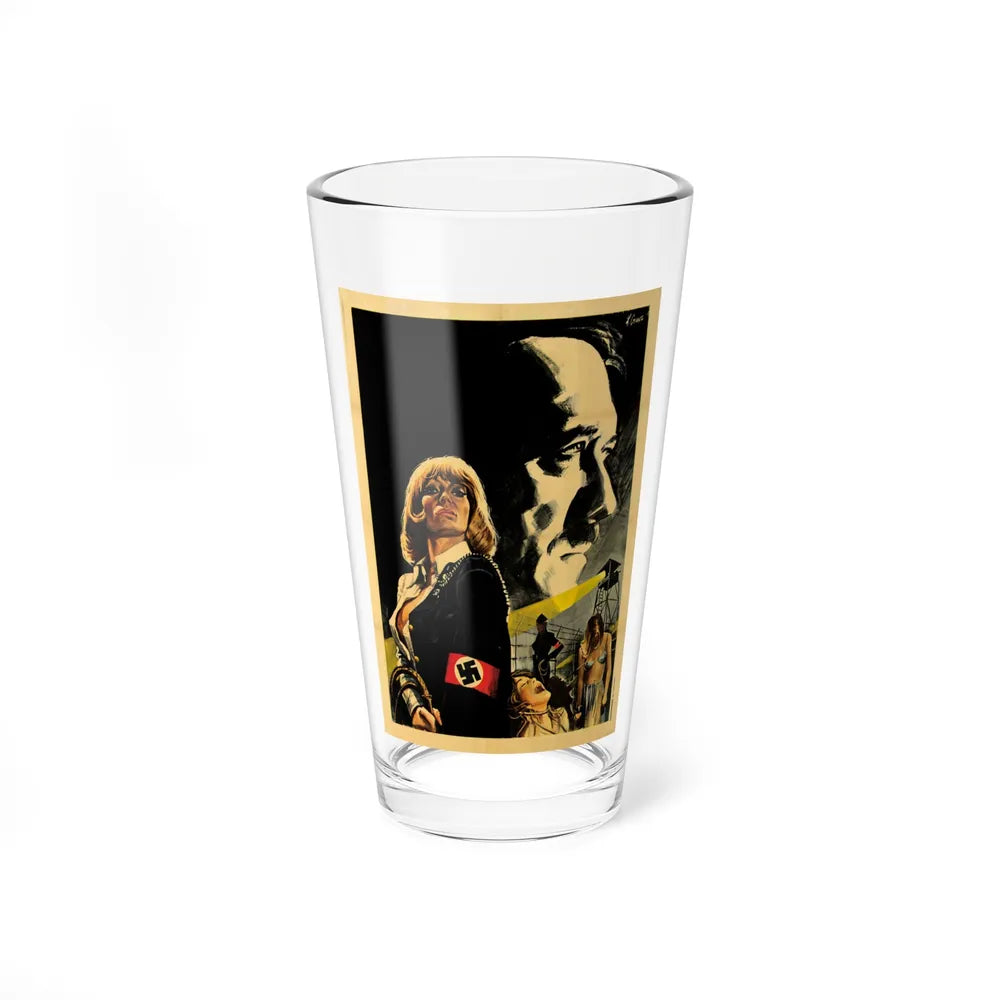 ILSA SHE-WOLF OF THE SS (FOREIGN) 2 1975 Movie Poster - Pint Glass 16oz-16oz-Go Mug Yourself