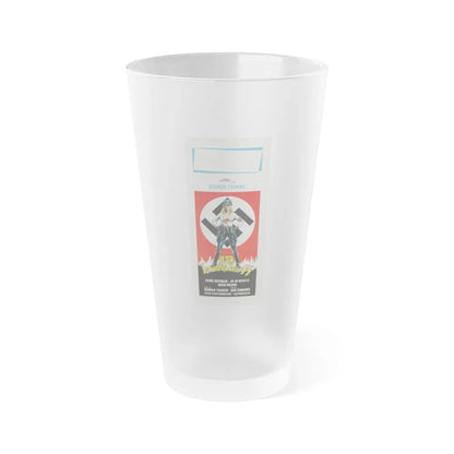 ILSA SHE-WOLF OF THE SS (ITALIAN) 1975 Movie Poster - Frosted Pint Glass 16oz 16oz Frosted - Go Mug Yourself