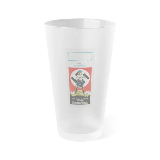 ILSA SHE-WOLF OF THE SS (ITALIAN) 1975 Movie Poster - Frosted Pint Glass 16oz 16oz Frosted - Go Mug Yourself