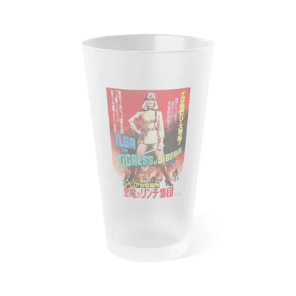 ILSA THE TIGRESS OF SIBERIA (ASIAN) 1977 Movie Poster - Frosted Pint Glass 16oz-16oz-Frosted-Go Mug Yourself