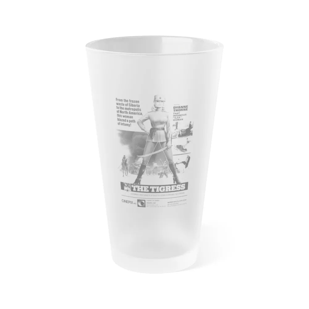 ILSA THE TIGRESS OF SIBERIA (VIDEO) 1977 Movie Poster - Frosted Pint Glass 16oz-16oz-Frosted-Go Mug Yourself