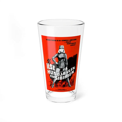 ILSA TIGRESS OF SYBERIA (DANISH) 1977 Movie Poster - Pint Glass 16oz-16oz-Go Mug Yourself