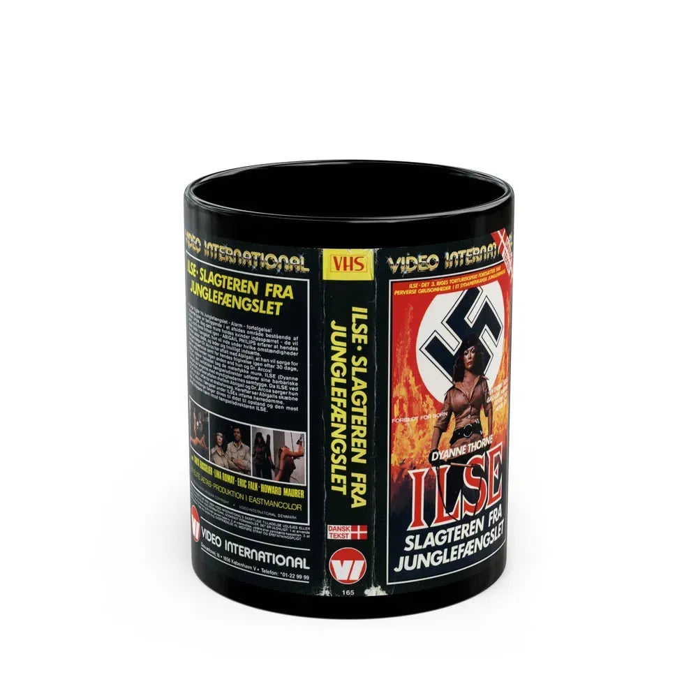 ILSA WICKED WARDEN DANISH (VHS COVER) - Black Coffee Mug 11oz - Go Mug Yourself