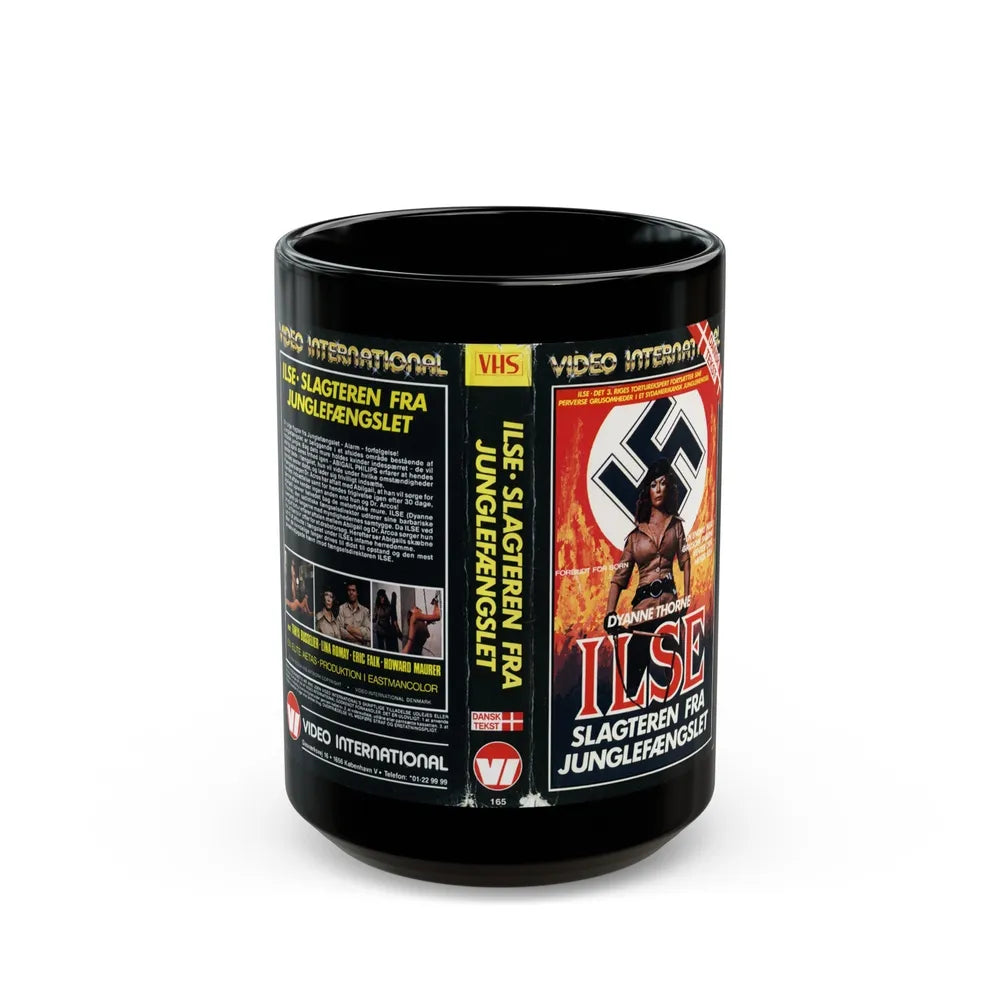 ILSA WICKED WARDEN DANISH (VHS COVER) - Black Coffee Mug-15oz-Go Mug Yourself