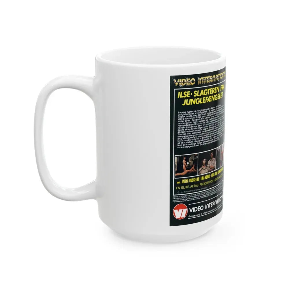 ILSA WICKED WARDEN DANISH (VHS COVER) - White Coffee Mug - Go Mug Yourself