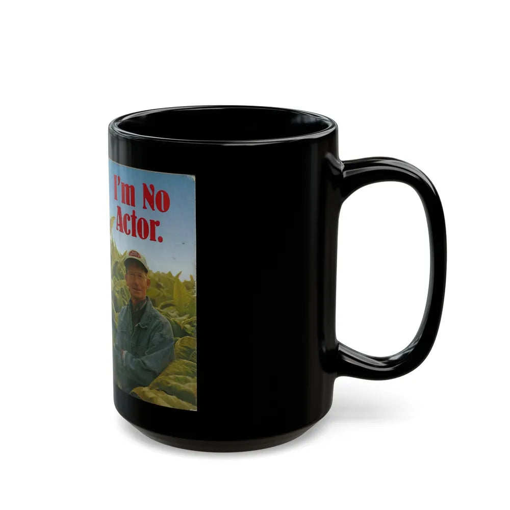 IM NO ACTOR (VHS COVER) - Black Coffee Mug-Go Mug Yourself