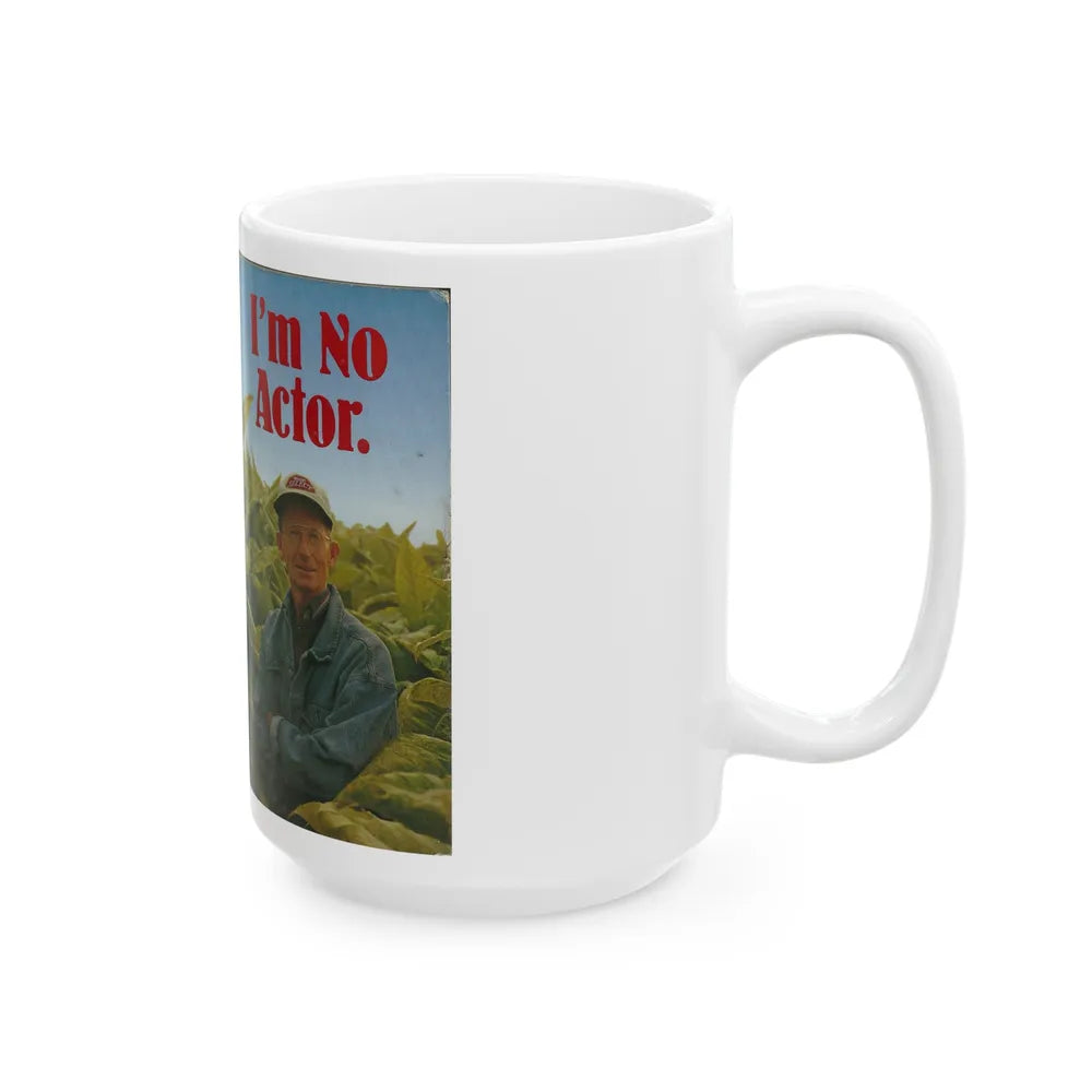 IM NO ACTOR (VHS COVER) - White Coffee Mug-Go Mug Yourself