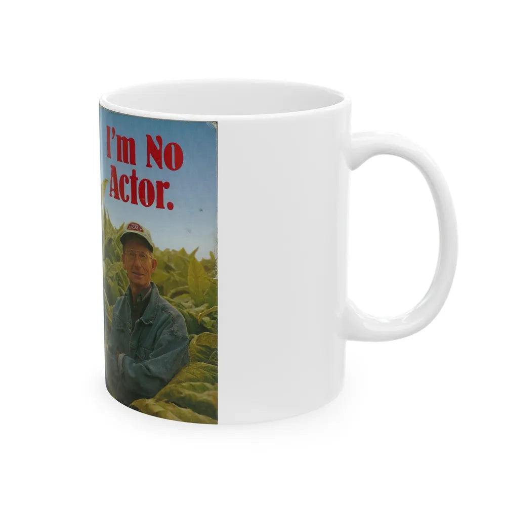 IM NO ACTOR (VHS COVER) - White Coffee Mug-Go Mug Yourself