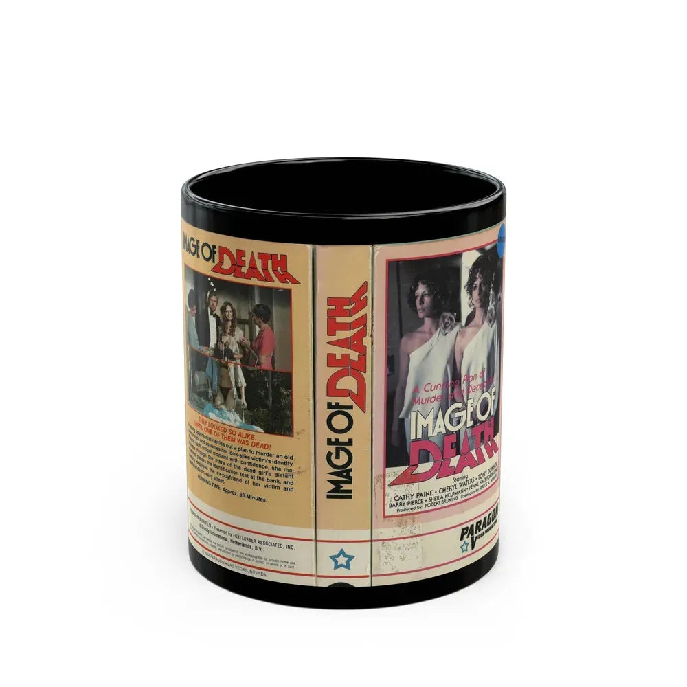 IMAGE OF DEATH (VHS COVER) - Black Coffee Mug 11oz - Go Mug Yourself