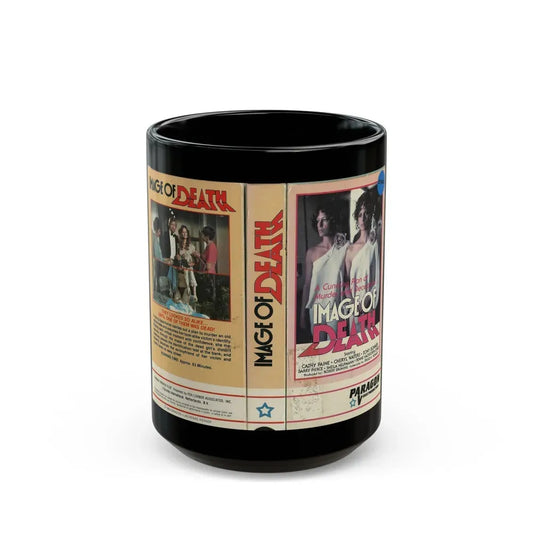 IMAGE OF DEATH (VHS COVER) - Black Coffee Mug 15oz - Go Mug Yourself