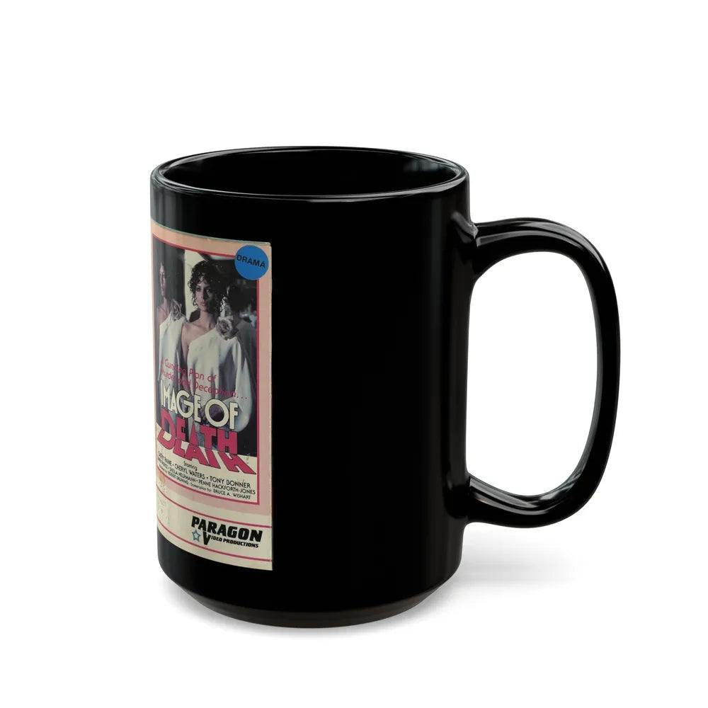 IMAGE OF DEATH (VHS COVER) - Black Coffee Mug-Go Mug Yourself