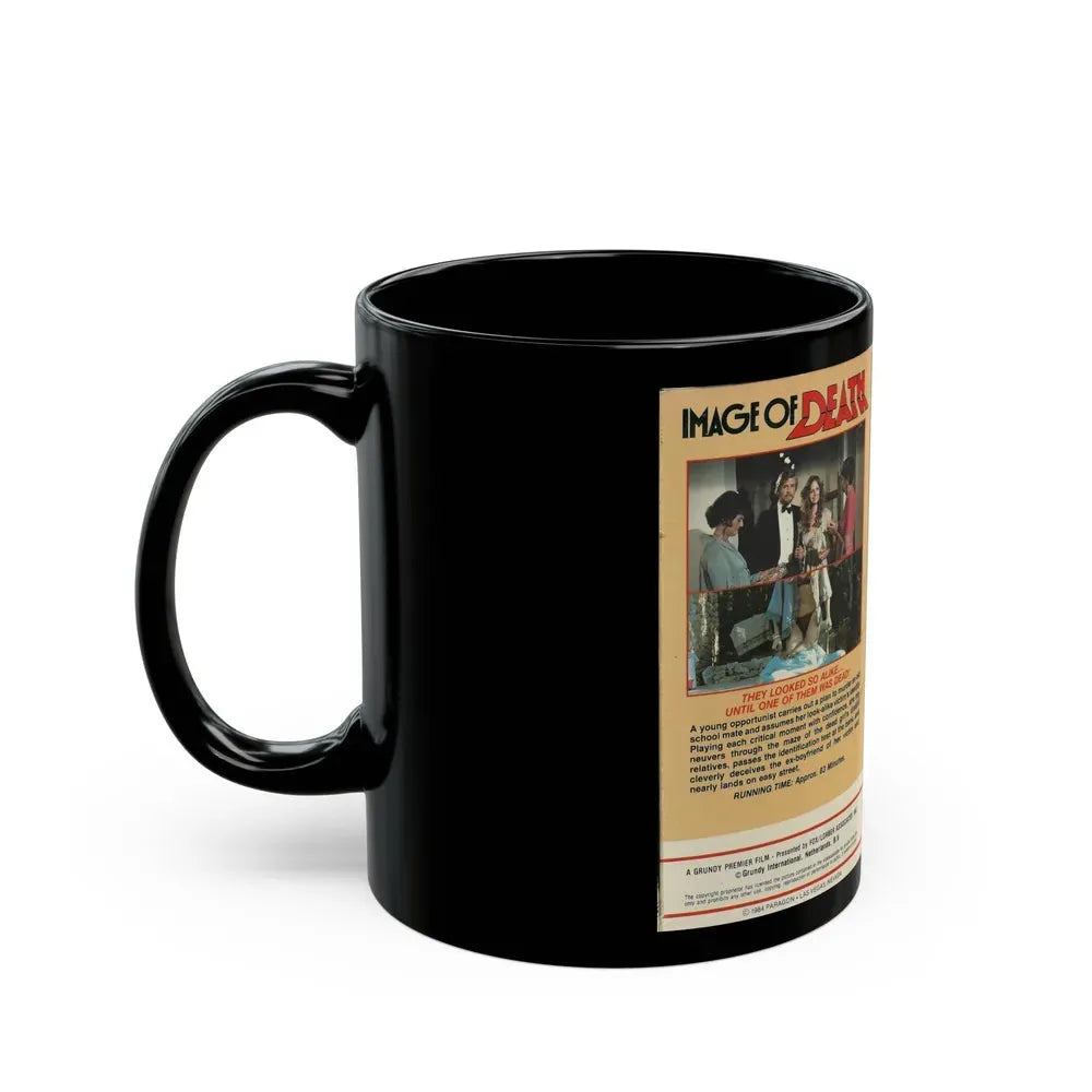 IMAGE OF DEATH (VHS COVER) - Black Coffee Mug - Go Mug Yourself