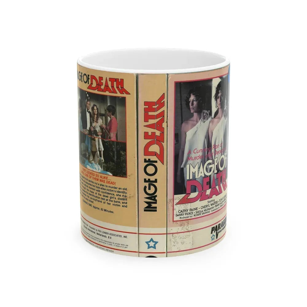 IMAGE OF DEATH (VHS COVER) - White Coffee Mug 11oz - Go Mug Yourself