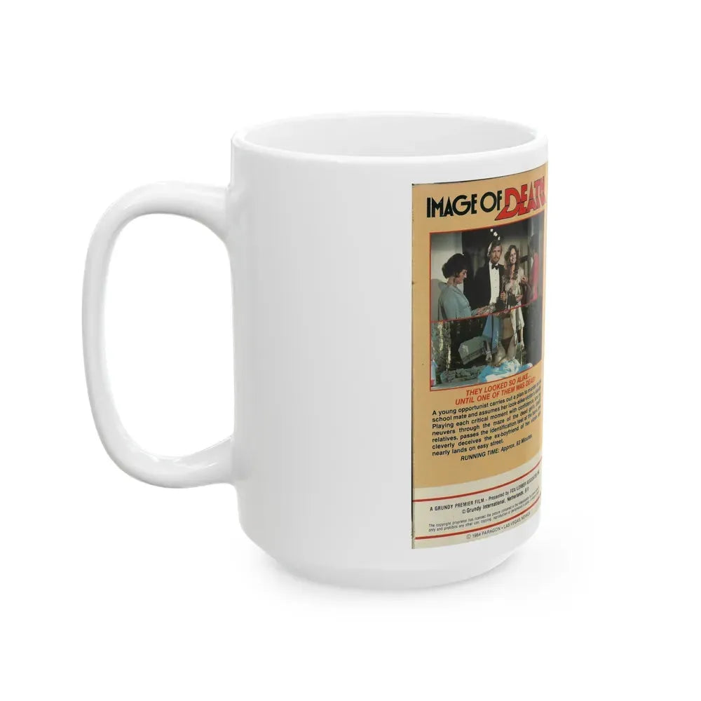 IMAGE OF DEATH (VHS COVER) - White Coffee Mug - Go Mug Yourself