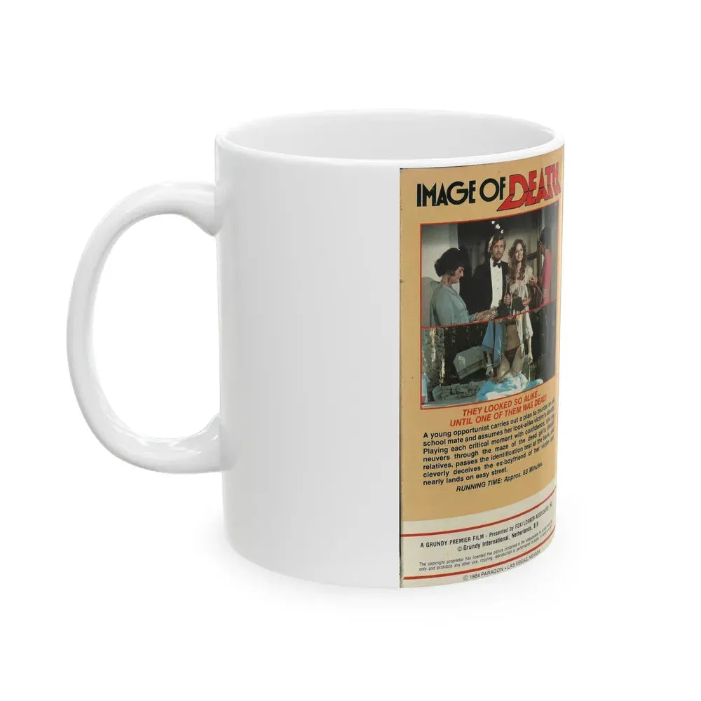 IMAGE OF DEATH (VHS COVER) - White Coffee Mug - Go Mug Yourself