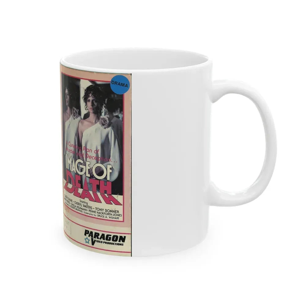 IMAGE OF DEATH (VHS COVER) - White Coffee Mug - Go Mug Yourself