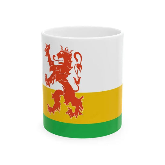 Imaginary duchy of Limburg flag (Netherlands) White Coffee Mug 11oz - Go Mug Yourself