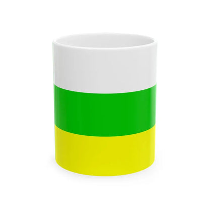 Imavere valla lipp (Estonia) White Coffee Mug 11oz - Go Mug Yourself