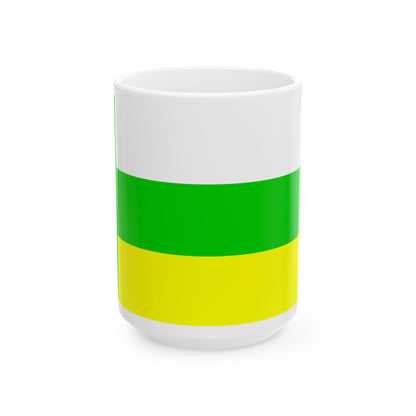 Imavere valla lipp (Estonia) White Coffee Mug-15oz-Go Mug Yourself