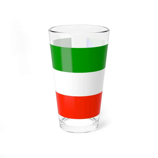 Imbabura Flag (Ecuador) Pint Glass 16oz 16oz - Go Mug Yourself