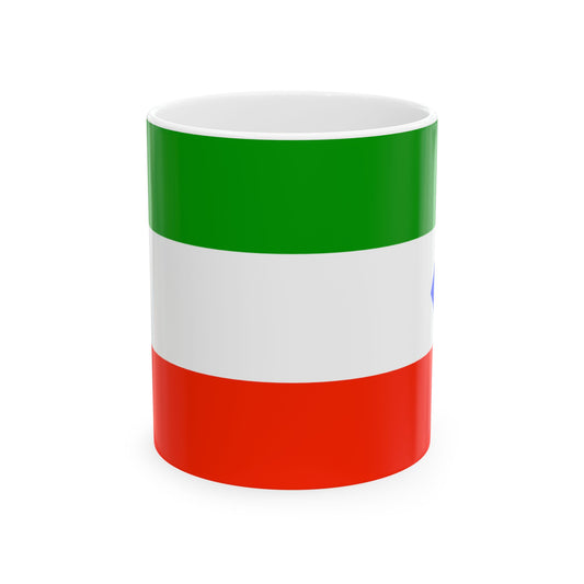 Imbabura Flag (Ecuador) White Coffee Mug-11oz-Go Mug Yourself