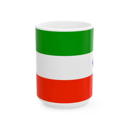 Imbabura Flag (Ecuador) White Coffee Mug 15oz - Go Mug Yourself