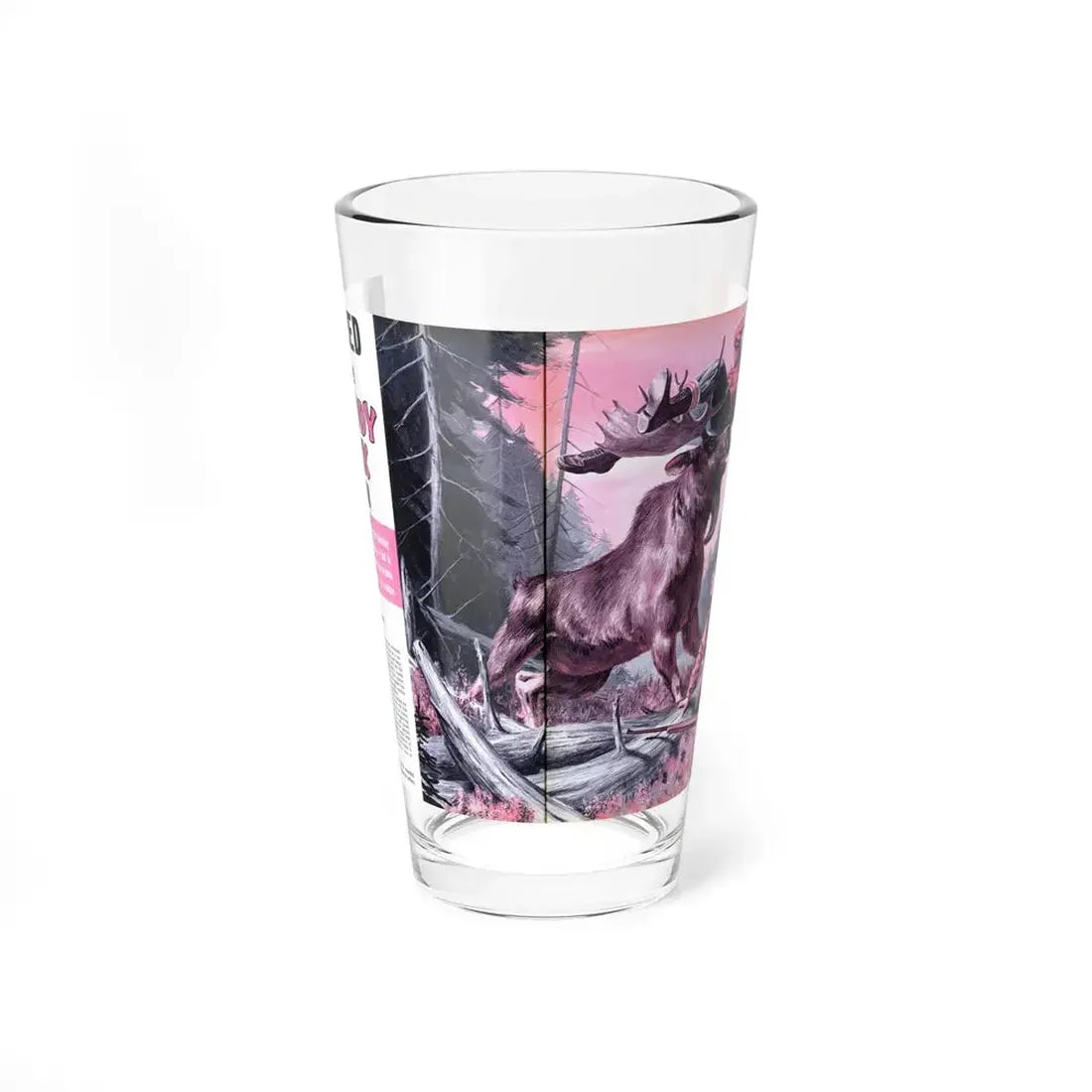 Impaled on the Bloody Rack of Death, Man's Life, July 1960 - Pint Glass 16oz 16oz - Go Mug Yourself