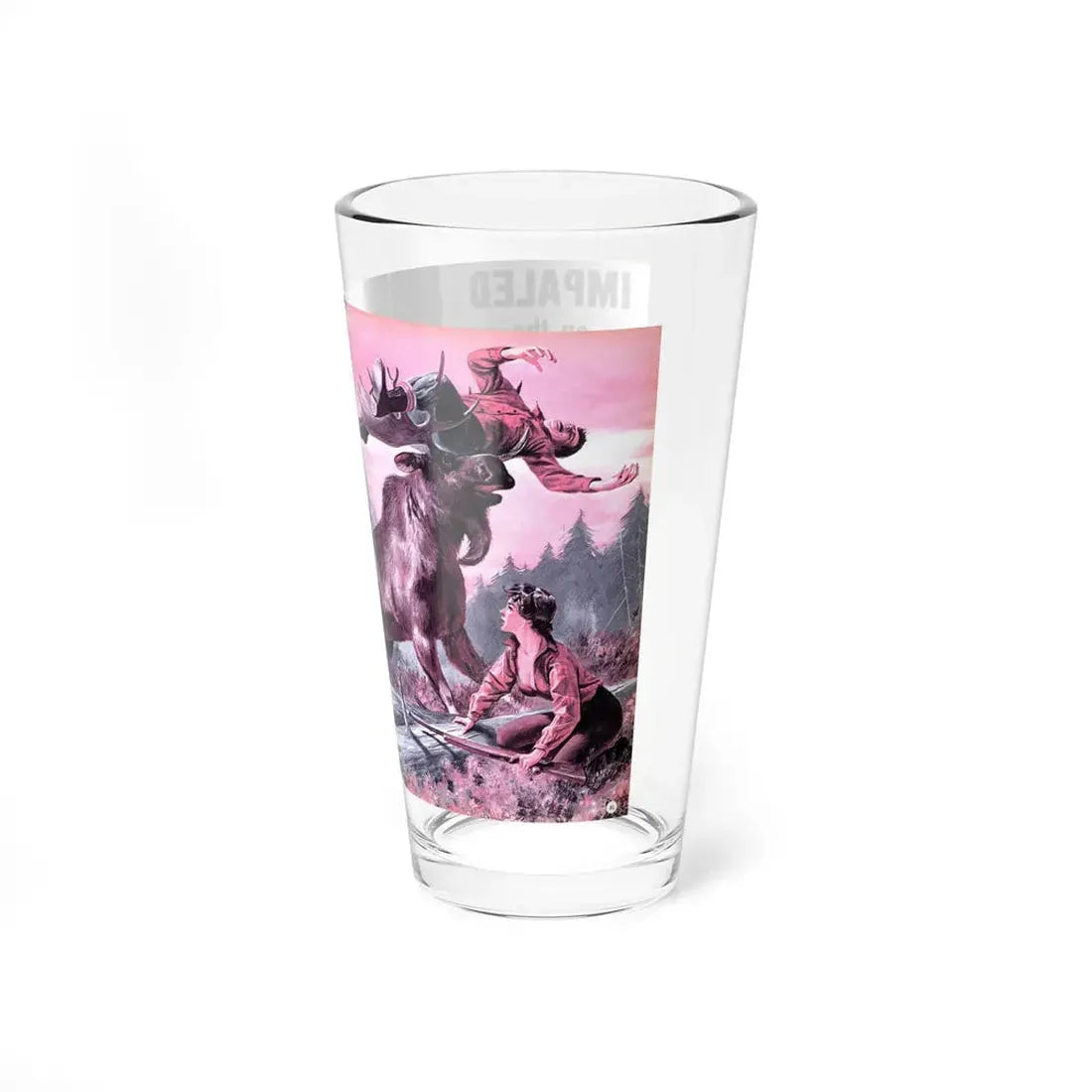 Impaled on the Bloody Rack of Death, Man's Life, July 1960 - Pint Glass 16oz - Go Mug Yourself
