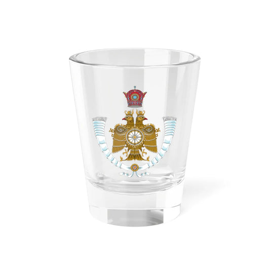 Imperial Arms of the Crown Prince of Iran (Iran) (Coat of Arms) Shot Glass 1.5oz 1.5oz - Go Mug Yourself