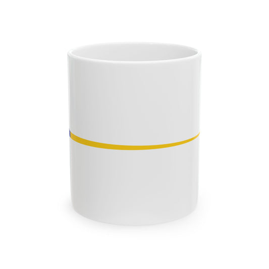 Imperial Chinese Navy Commission Pennant 1890-1909 (China) White Coffee Mug-11oz-Go Mug Yourself