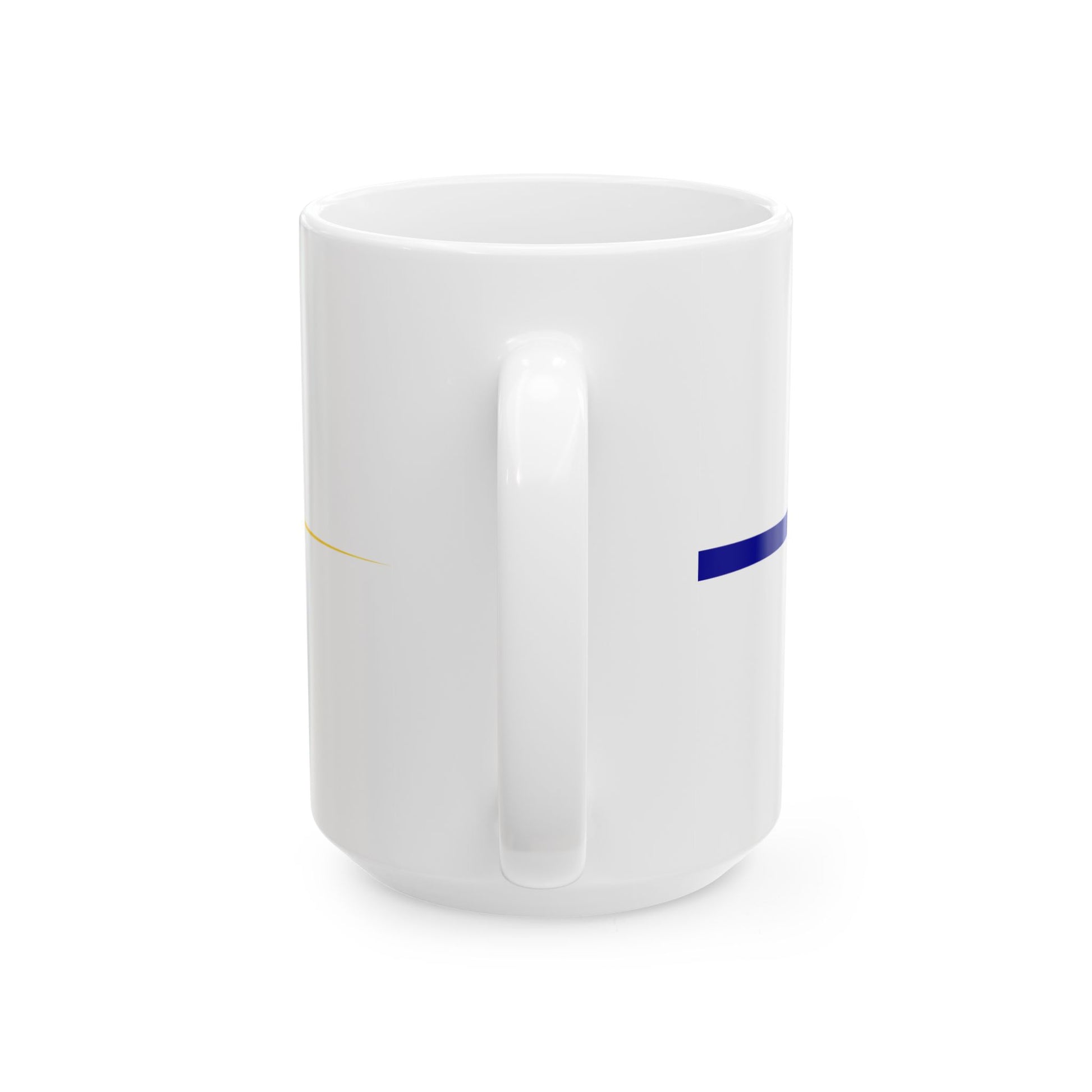 Imperial Chinese Navy Commission Pennant 1890-1909 (China) White Coffee Mug-Go Mug Yourself