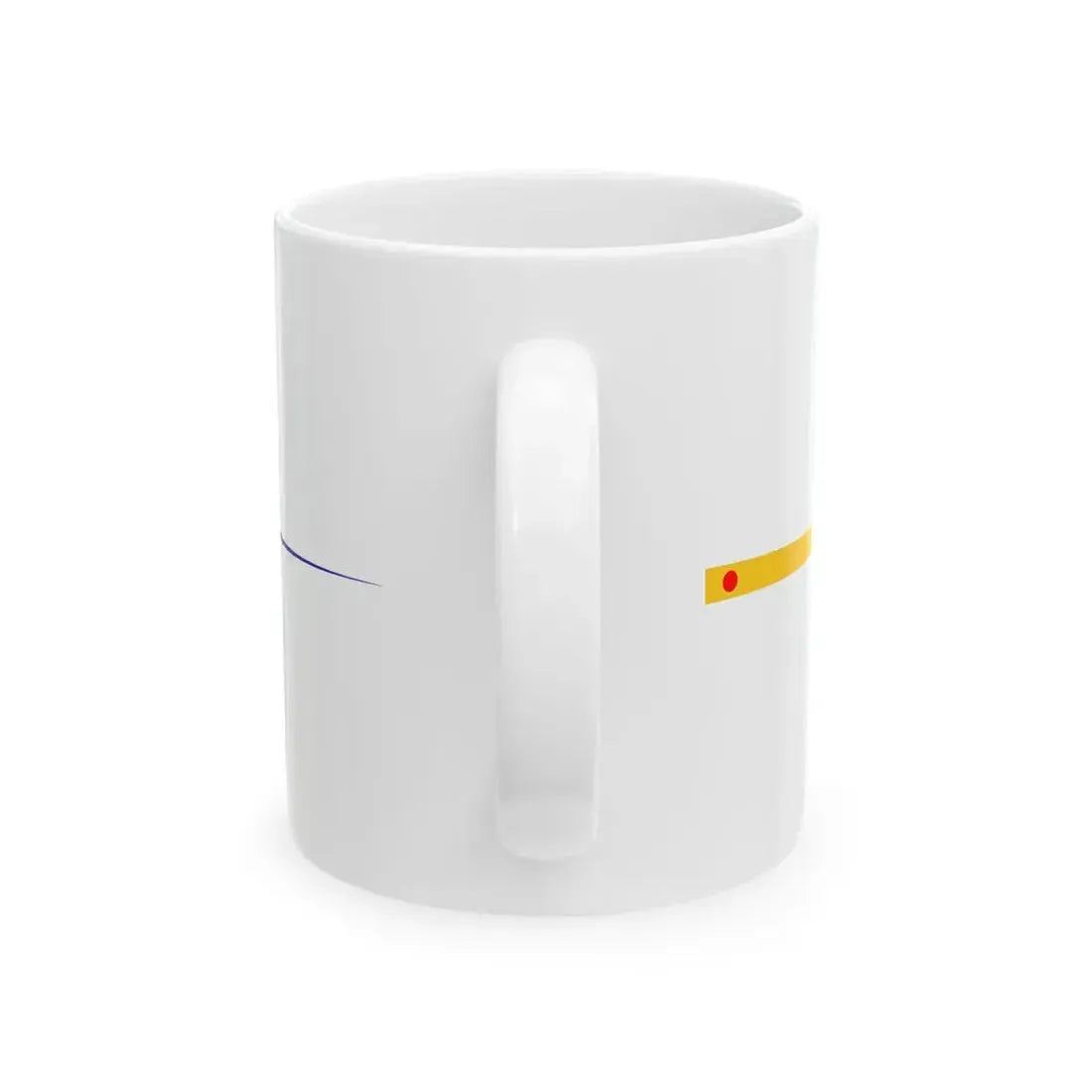 Imperial Chinese Navy Commission Pennant 1909-1911 (China) White Coffee Mug - Go Mug Yourself
