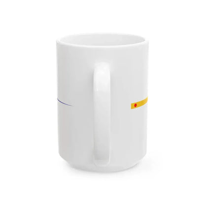 Imperial Chinese Navy Commission Pennant 1909-1911 (China) White Coffee Mug - Go Mug Yourself
