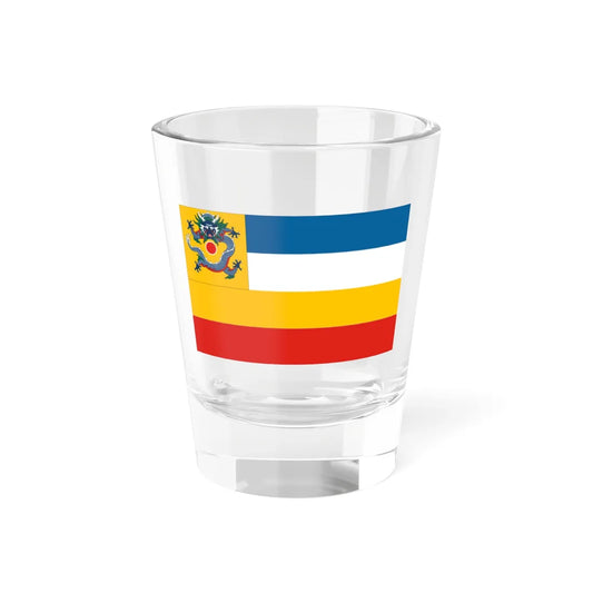 Imperial Chinese Navy Commodores Flag 1905-1909 (China) Shot Glass 1.5oz 1.5oz - Go Mug Yourself