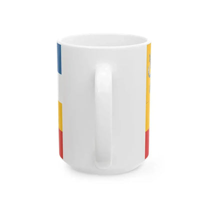 Imperial Chinese Navy Commodores Flag 1905-1909 (China) White Coffee Mug - Go Mug Yourself
