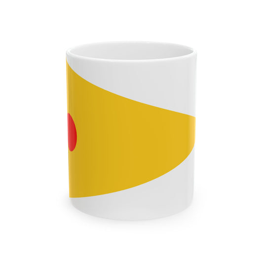 Imperial Chinese Navy Duty Ship Pennant 1909-1911 (China) White Coffee Mug-11oz-Go Mug Yourself