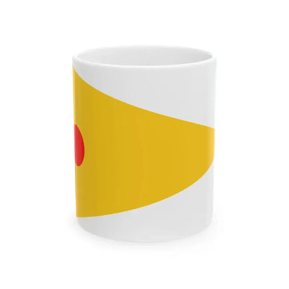 Imperial Chinese Navy Duty Ship Pennant 1909-1911 (China) White Coffee Mug 11oz - Go Mug Yourself