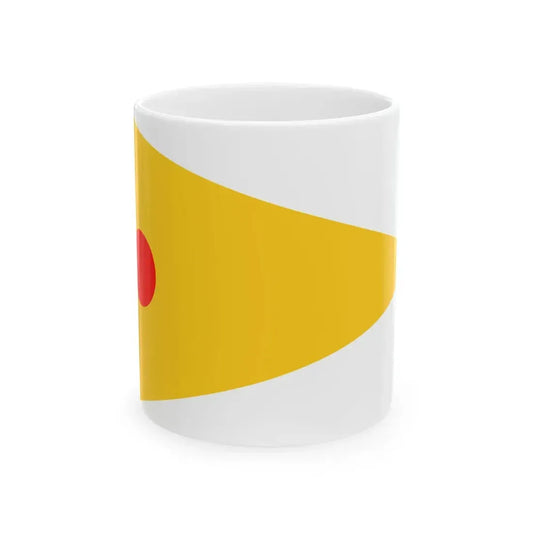 Imperial Chinese Navy Duty Ship Pennant 1909-1911 (China) White Coffee Mug 11oz - Go Mug Yourself