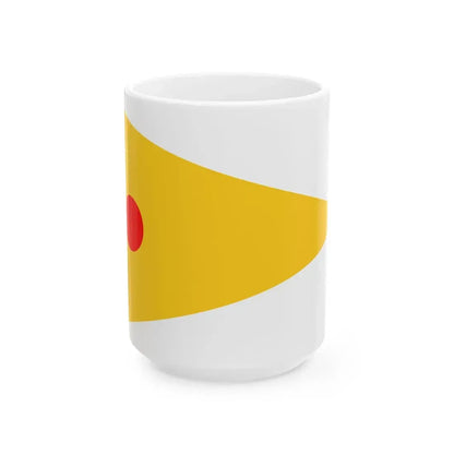 Imperial Chinese Navy Duty Ship Pennant 1909-1911 (China) White Coffee Mug 15oz - Go Mug Yourself