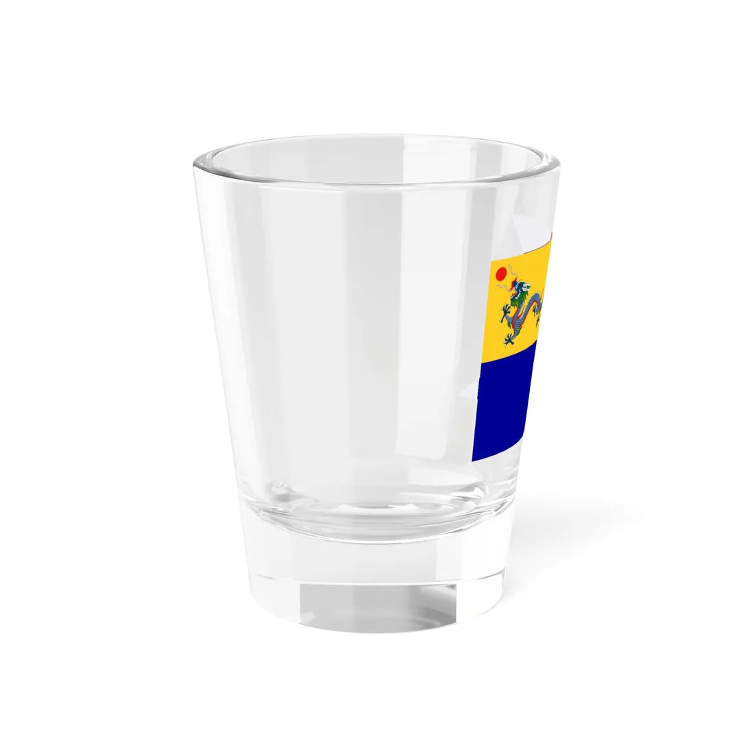 Imperial Chinese Navy Fleet Leaders Flag 1909-1911 (China) Shot Glass 1.5oz - Go Mug Yourself