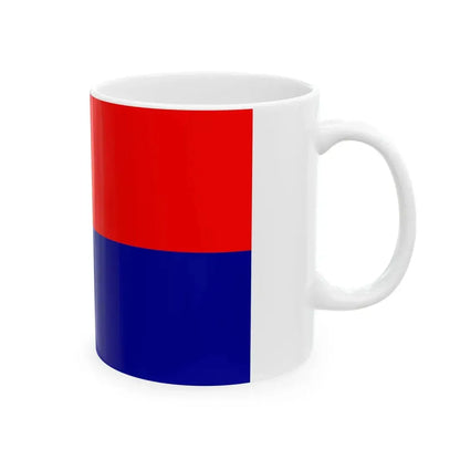Imperial Chinese Navy Secretarys Flag 1909-1911 (China) White Coffee Mug - Go Mug Yourself