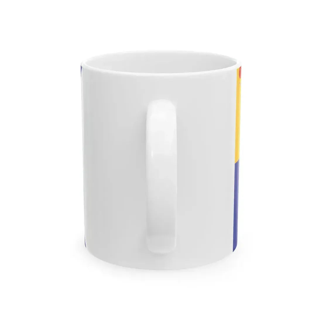 Imperial Chinese Navy Senior Officers Flag 1909-1911 (China) White Coffee Mug - Go Mug Yourself