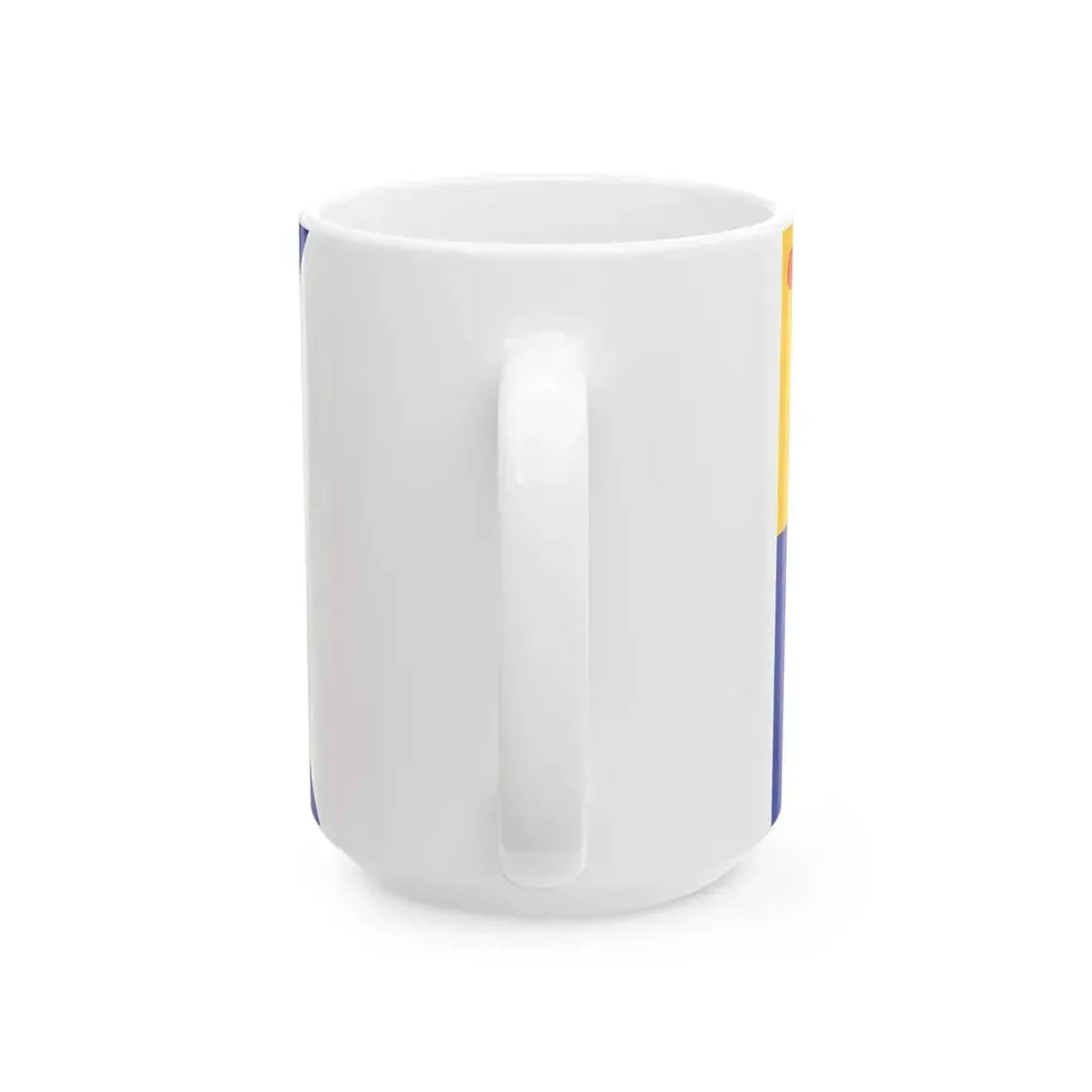 Imperial Chinese Navy Senior Officers Flag 1909-1911 (China) White Coffee Mug - Go Mug Yourself
