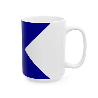 Imperial Chinese Navy Senior Officers Flag 1909-1911 (China) White Coffee Mug - Go Mug Yourself