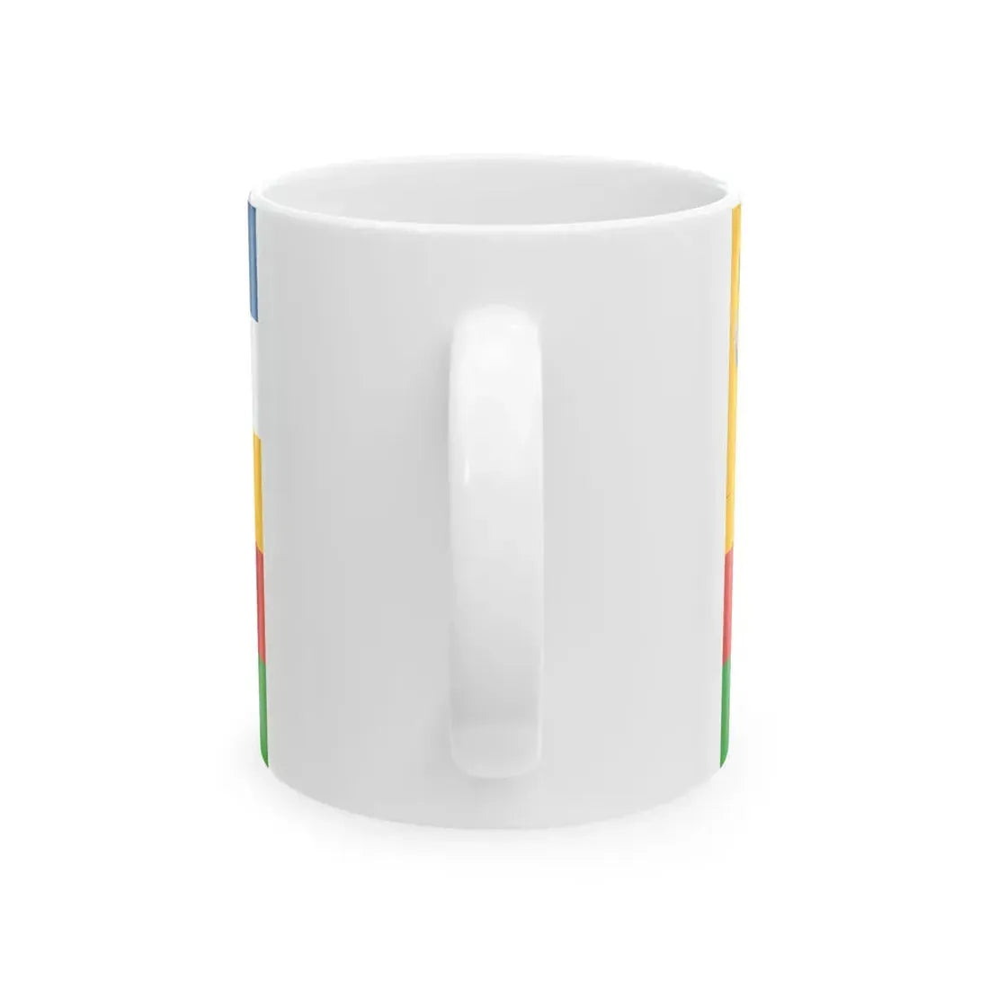 Imperial Chinese Navy Squadron Commanders Flag 1905-1909 (China) White Coffee Mug - Go Mug Yourself