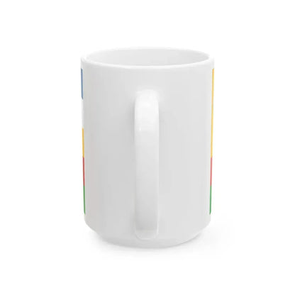 Imperial Chinese Navy Squadron Commanders Flag 1905-1909 (China) White Coffee Mug - Go Mug Yourself