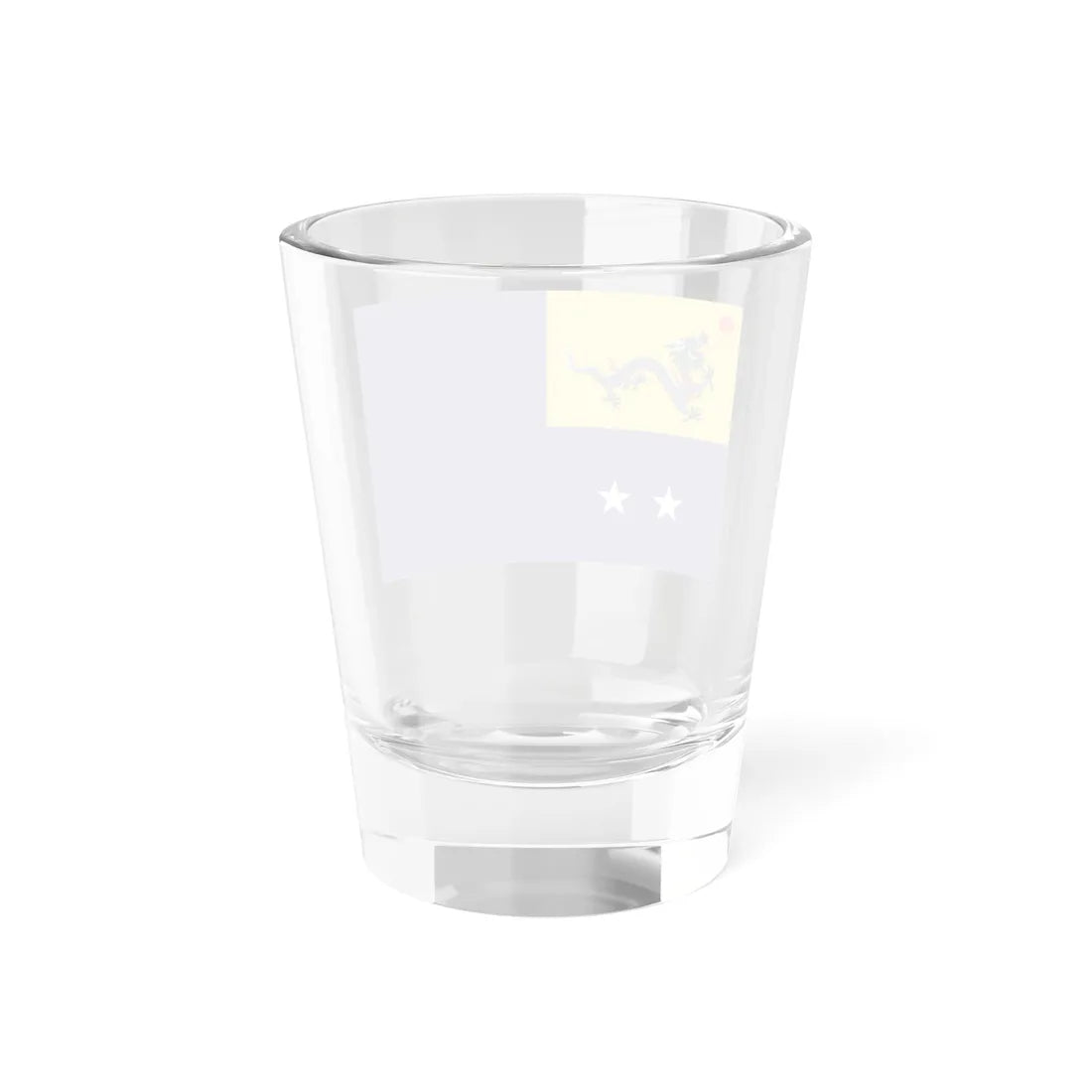 Imperial Chinese Navy Vice Admirals Flag 1909-1911 (China) Shot Glass 1.5oz - Go Mug Yourself